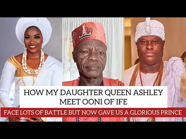 FACT! HEAR HOW QUEEN ASHLEY MEET OONI OF  IFE AS SHE TRIUMPHANTLY GAVE BIRTH TO THE CROWN PRINCE