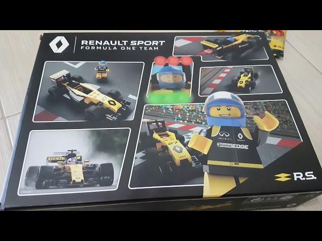 Lego Car Review: Ultra Rare Renault RS17 + Mini RS17 + Nico Hulkenberg Minifigure