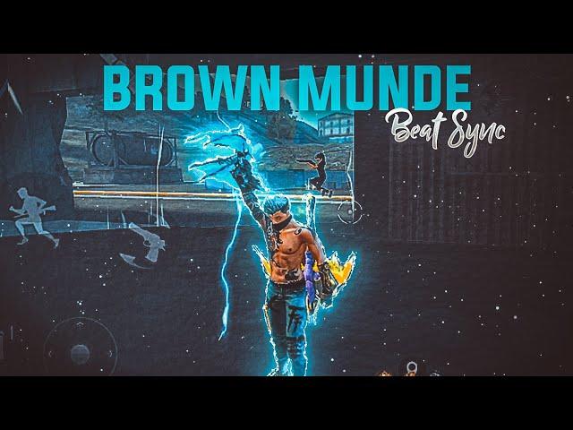 Brown Munde | Free Fire | best beat sync video | by GAMER SAHIN 
