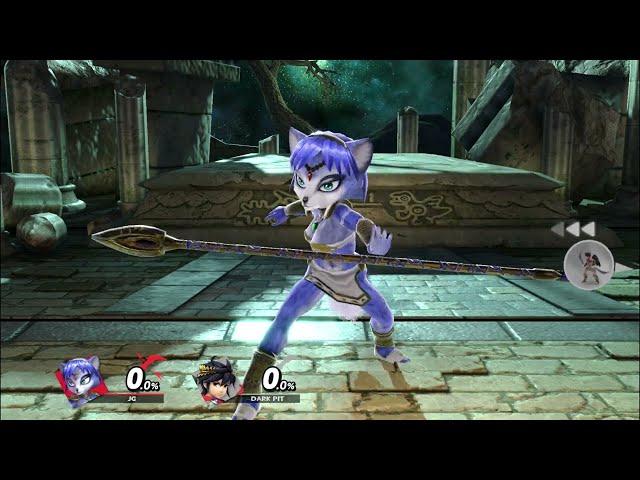 SSBU - Krystal's Taunt and Dizzy Animations