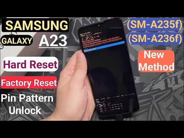 Samsung Galaxy A23 Hard Reset ｜｜ How To Reset Samsung A23 5g