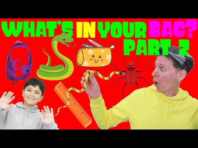 What Is In Your Bag? Song Part 2 | School Supplies | Dream English Kids