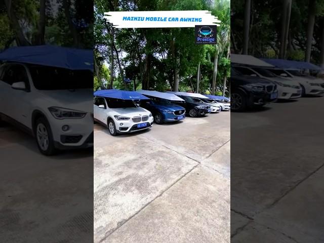 [PRESTIGE SOLUTION] Protect your car with this automatic sunshade canopy.