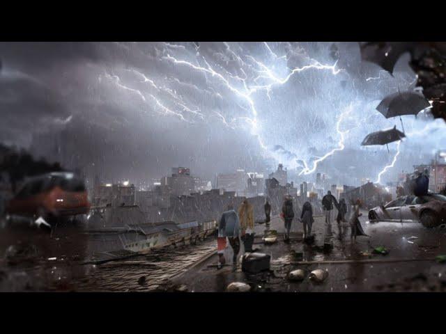 Apocalypse in Germany! The whole world is praying for the people of Europe! Historical storm shots!