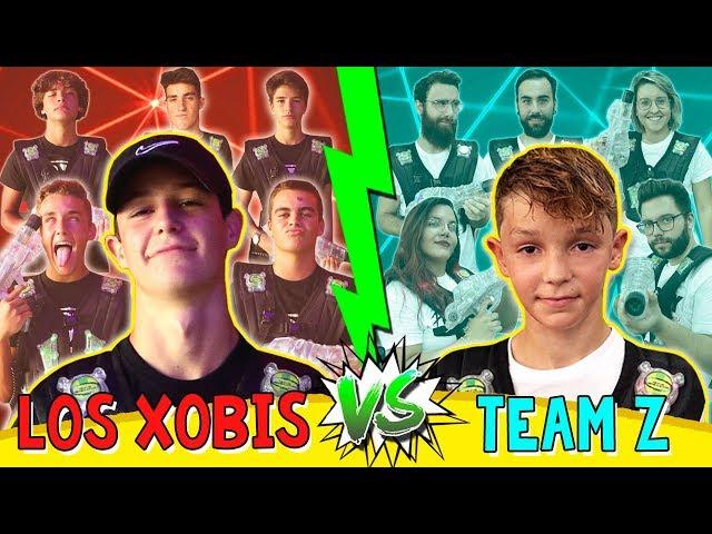 ¡¡BATALLA ÉPICA de LASER TAG!!  #LosXobis VS #ElTeamZ  Quien PIERDA CASTIGO EXTREMO 