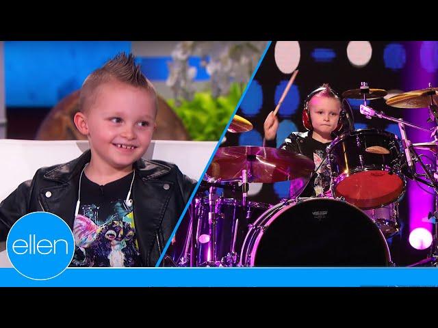 Kid Drummer Rocks Out to Slipknot