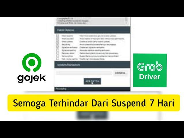 Smali Patcher Grab driver & Gopartner