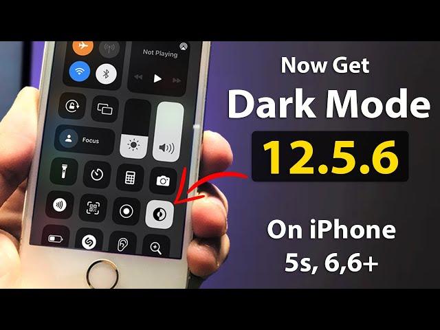 Get True Dark Mode on iPhone 5s, 6, 6Plus on iOS 12.5.6 - Enable Now