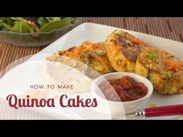 Crispy Quinoa Cakes (Healthy Vegetarian Dinner Recipe)