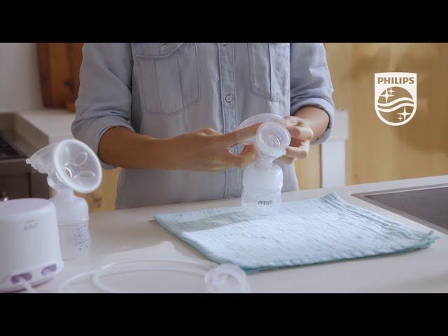 How to assemble the Philips Avent breastpump