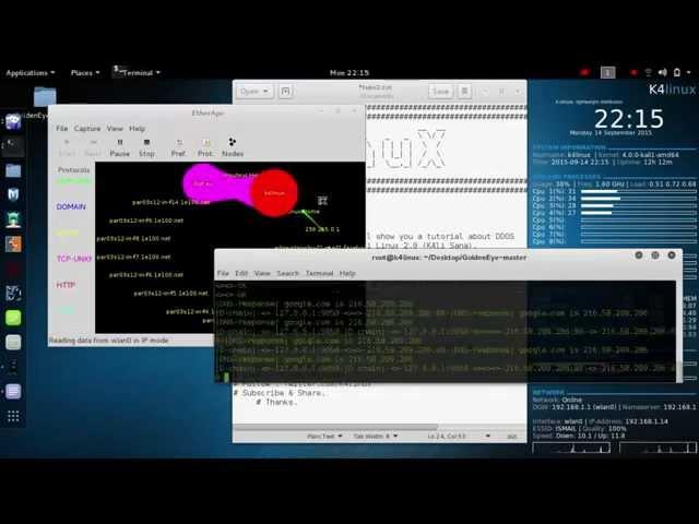 Kali Linux 2.0 Tutorials : Dos Attack using GoldenEye