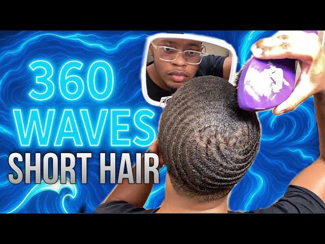 How I GOT 360 WAVES with Short Hair… FAST