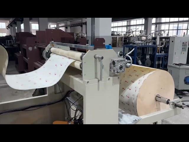 Upgraded model MB-CQ-850 paper roll punching machine first testing