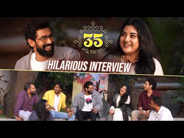 Rana Interviews Nivetha Thomas & 35 Chinna Katha Kaadu Movie Team | Hilarious Chitchat | Priyadarshi