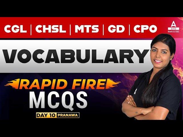 Vocabulary For SSC Exams In Tamil | SSC CGL | CHSL | MTS | GD | CPO | Adda247 Tamil