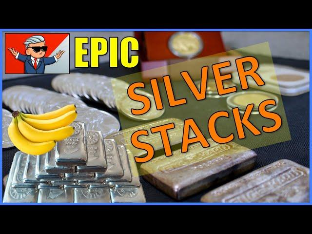 [][][][] EPIC Silver Stacks [][][][] --- Wall Street Silver [100k Subscriber Special]