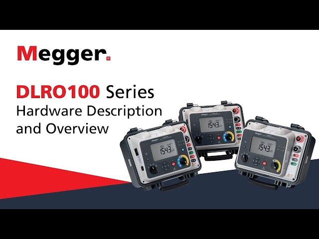 Megger DLRO100 Series