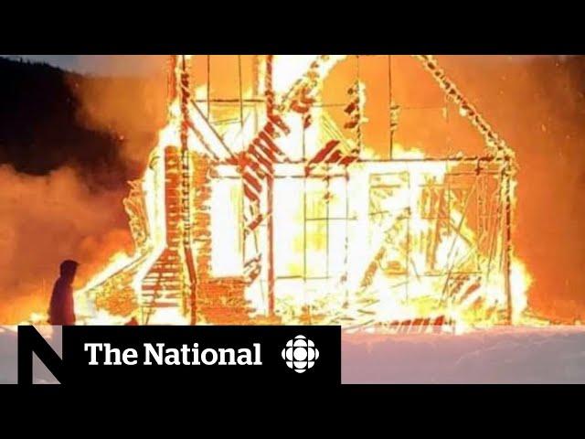 Tensions flare over Anglican church burned down on Gitwangak First Nation