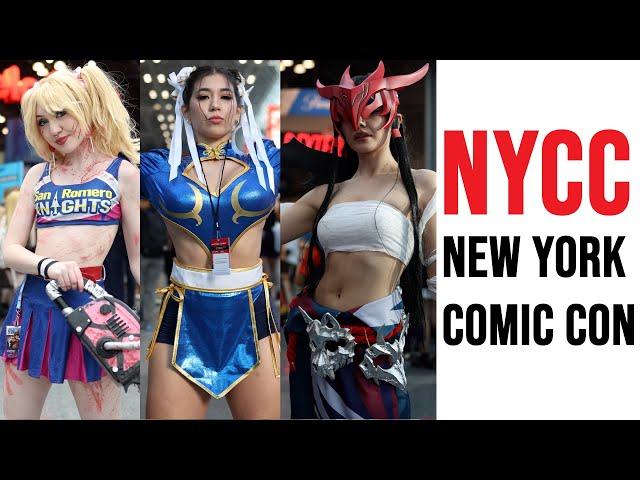 THIS IS NEW YORK COMIC CON 2024 NYCC BEST COSPLAY MUSIC VIDEO BEST COSTUMES ANIME CMV NYC MANHATTAN