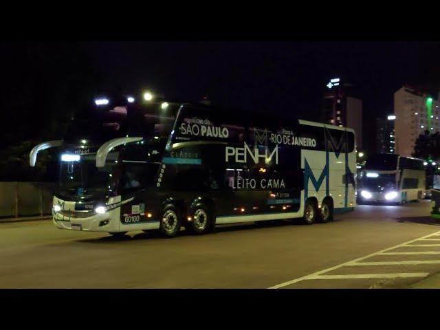 MOVIMENTAÇÃO DE ÔNIBUS EM CURITIBA - MOVIMENTAÇÃO RODOVIÁRIA NOTURNA - MPOLO, BUSSCAR, COMIL ETC