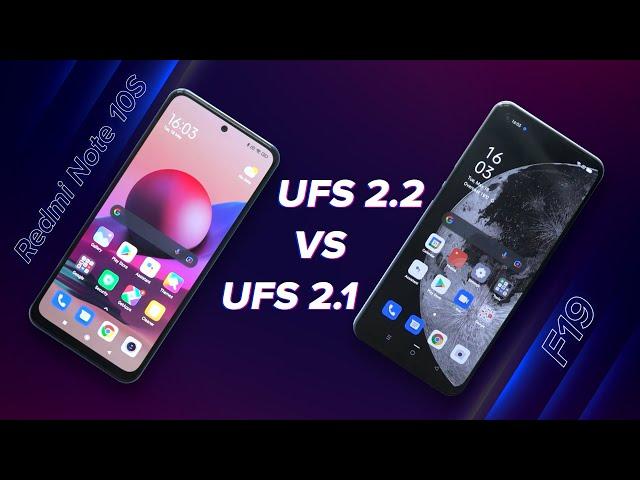 Redmi Note 10S or F19 | UFS 2.2 vs UFS 2.1