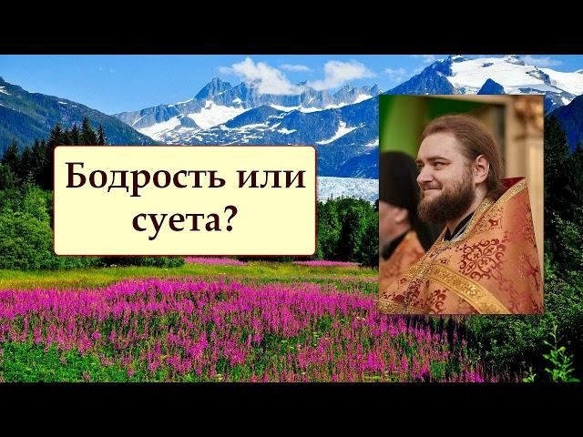 БОДРОСТЬ ИЛИ СУЕТА? Отец Савва (Мажуко).