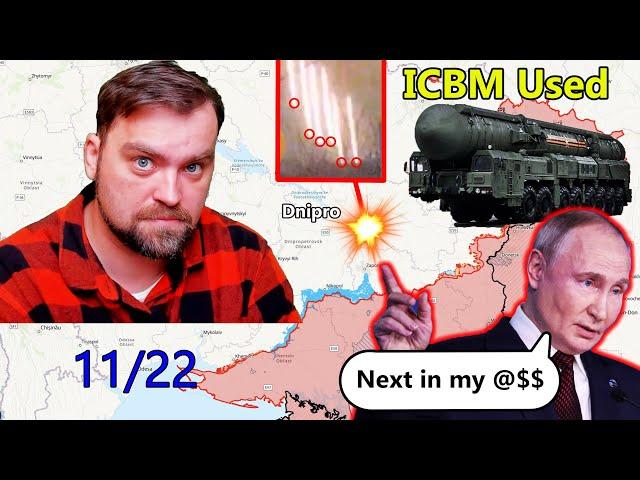 Update from Ukraine | Ruzzia Strikes Ukraine with ICBM | Yes, Putin is still bluffing