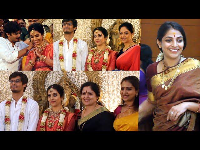 കളർഫുൾ കല്യാണം | Bhagyalakshmi Son Sachin Marriage Video | Dubbing Artist Bhagyalakshmi Son Wedding