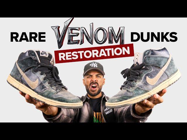 Can I Restore These Completely Destroyed Nike Venom Dunks?