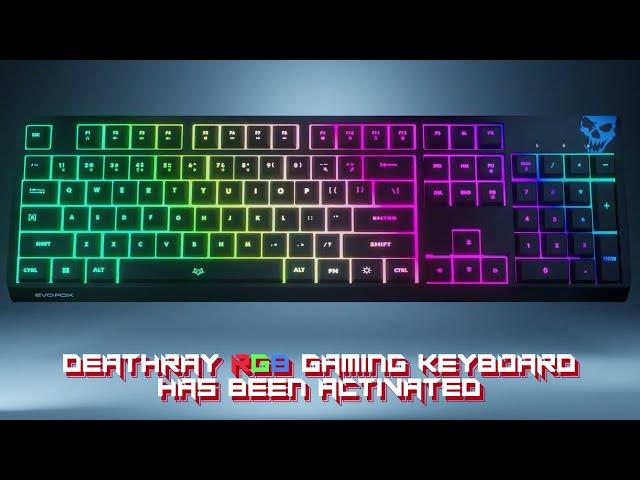 Perfect Gaming Keyboard on a Budget: EvoFox Deathray RGB Gaming Keyboard 