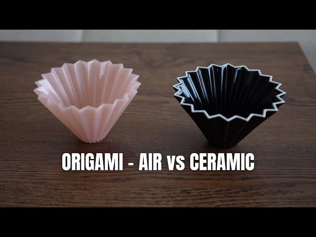 Origami Dripper - Ceramic vs Air