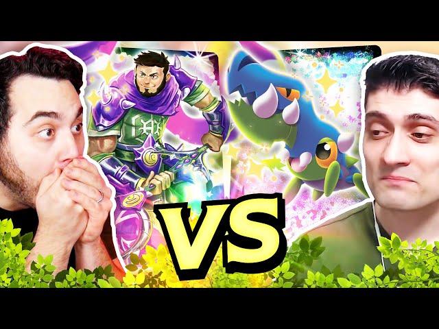 He Challenged me for MY GOD CARD! ️ aDrive vs Pokeaim!