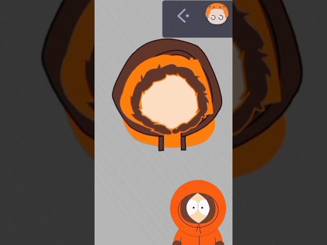 Kenny face in gacha club ( south park)