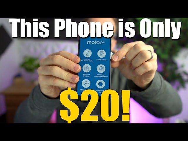 THIS PHONE IS ONLY $20 // Motorola Moto e6 Review