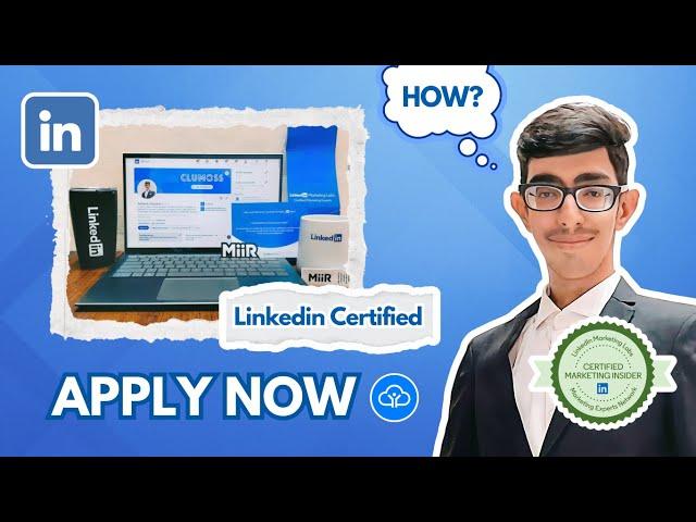 LinkedIn Certified Marketing Expert | Free Swag Kit | Pass the Exam | Digital Marketing Course