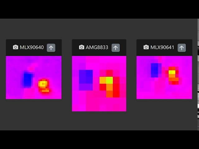 Thermal Camera/Array Comparison: MLX90640, MLX90641 and AMG8833