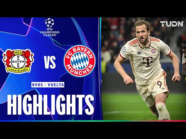 HIGHLIGHTS -  Bayer Leverkusen vs Bayern München | UEFA Champions League 24/25 | TUDN