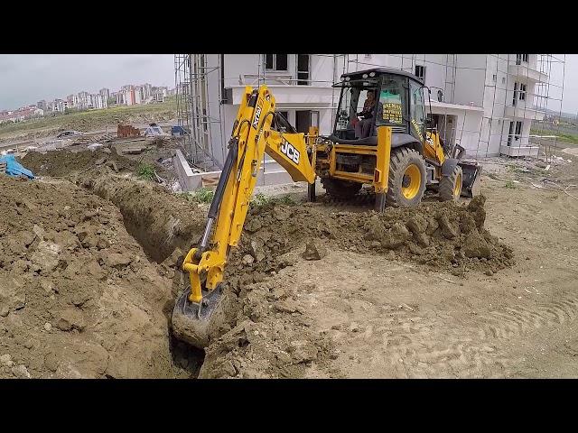 JCB 3CX Kanal Kazma Ve Birleştirme Nasıl Yapılır