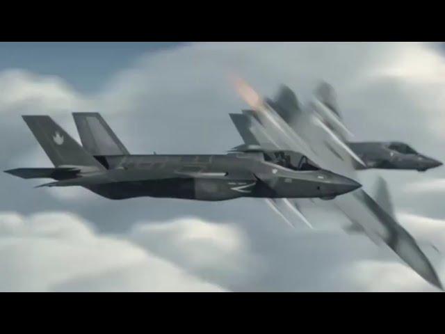 dogfight "J-10" China VS "F-35" USA in "born to fly"