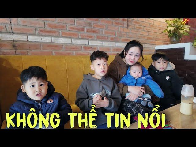 HỒI HỘP GIÂY PHÚT GẶP HAI ĐỨA CON LỚN CÙNG BA MẸ CON EM THUỲ | LUẬN VLOG