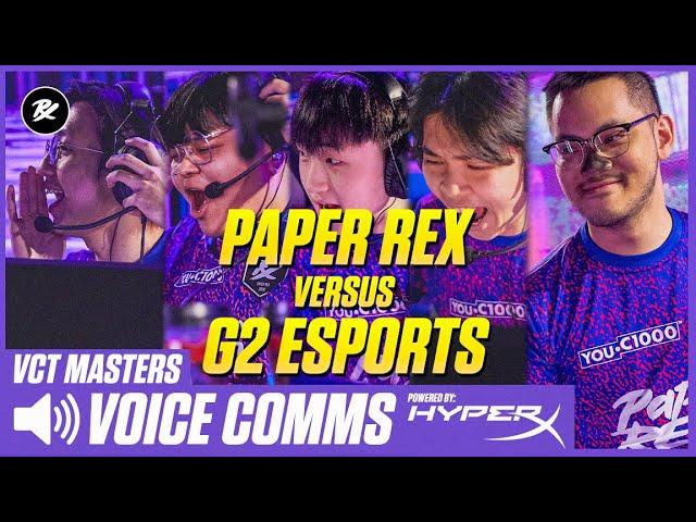 VCT Masters Reykjavik: Paper Rex vs G2 Esports | HyperX Mic Check | #pprxteam #vct