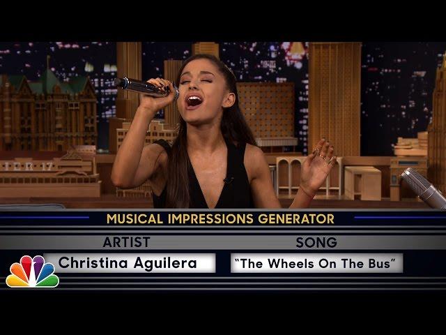 Wheel of Musical Impressions with Ariana Grande