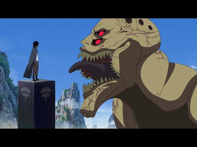 Саске призвал Демона Клана Учиха l Наруто испугался увидев монстра Учиху в аниме Боруто