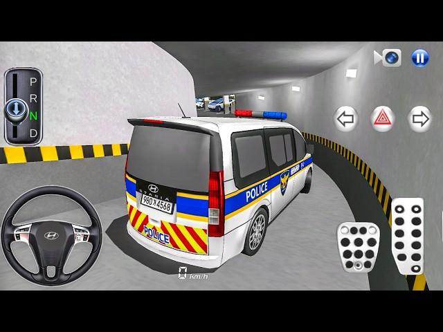 New Police Van Hyundai Staria in Parking Building - 3D Driving Class 2024- best Android gameplay