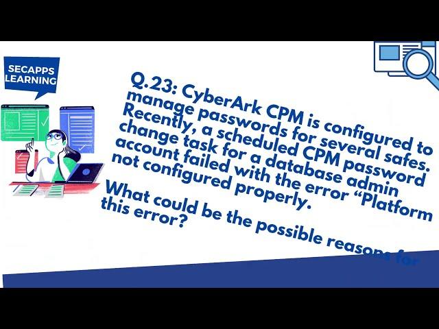 CyberArk Scenario Based Interview Question for Experienced-PAM Interview Question | SecApps Learning