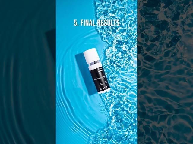 BEAUTY PRODUCT PHOTOSHOOT WITH ACRYLIC PLATE & WATER