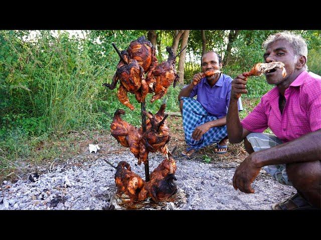 10 Full Chicken Tandoori | Full grilled chicken in Barrel | whole chicken roast | food fun village