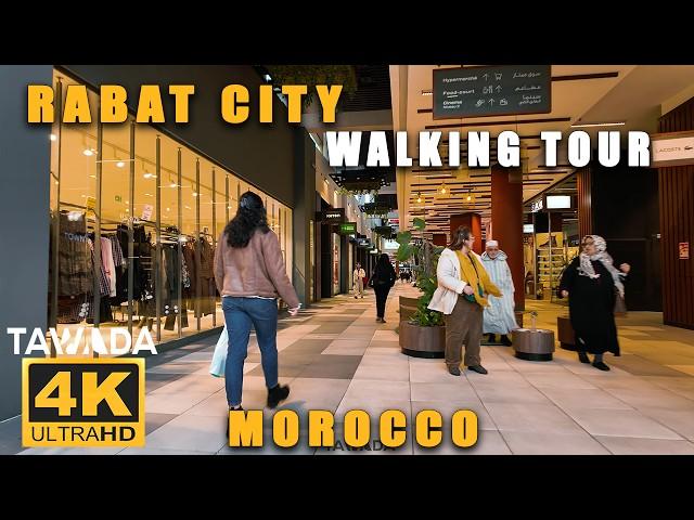 RABAT City 4K UHD Walking Tour, Morocco 