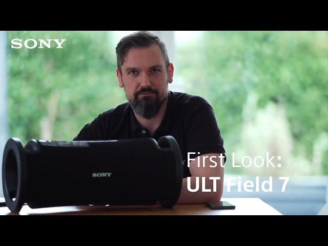 First Look: Sony ULT FIELD 7 - Kabelloser tragbarer Bluetooth-Lautsprecher mit ULT POWER SOUND