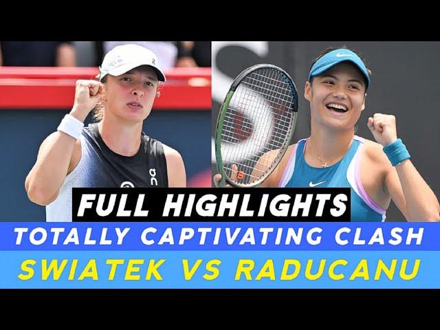 Iga Swiatek Vs Emma Raducanu • Full Highlights - Totally Captivating Clash Tennis Match 